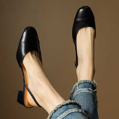 Genuine Leather Pumps