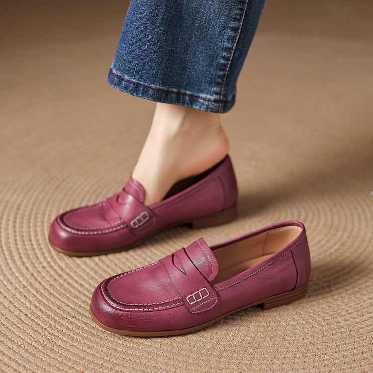 Galea Genuine Leather Loafers