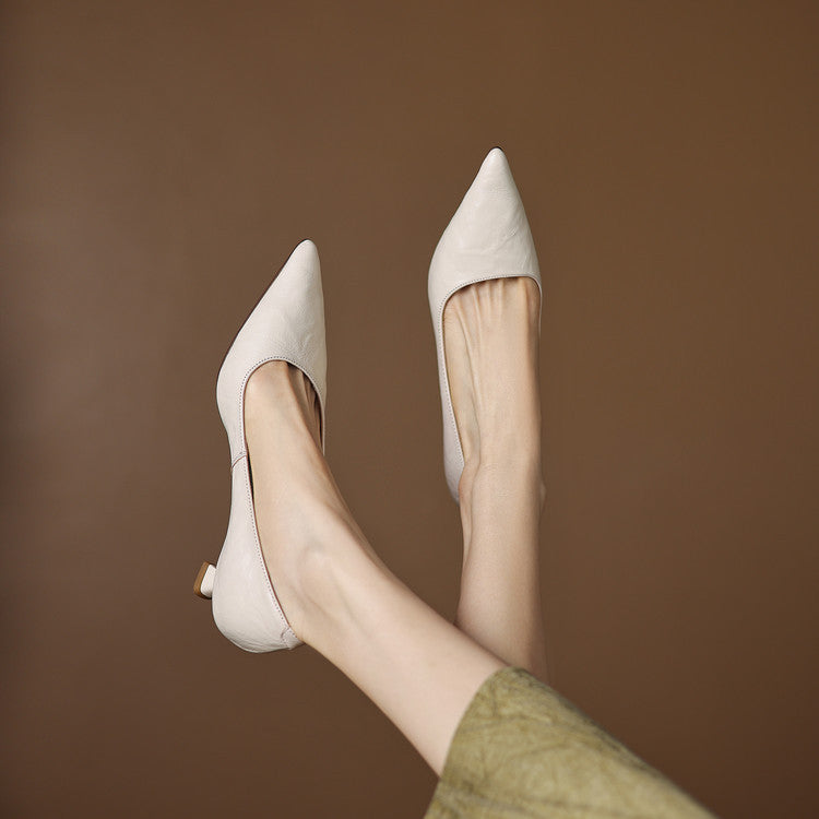 Arven Genuine Leather Heels