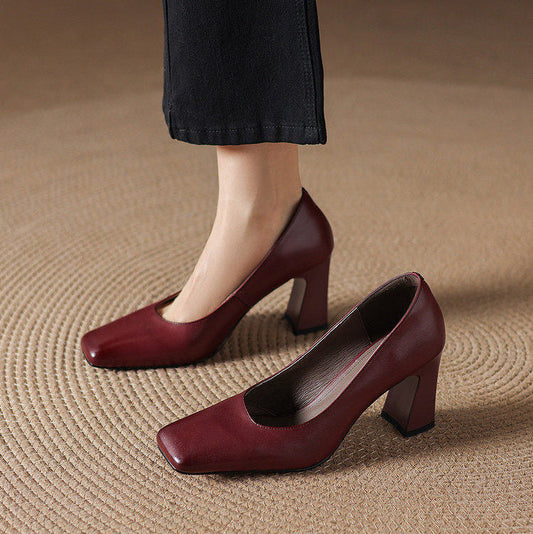 Vella Genuine Leather Heels