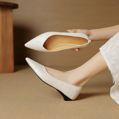 Nera Genuine Leather Flats