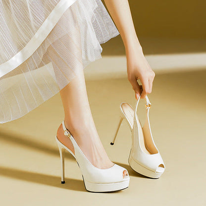 Arvella Leather Heels