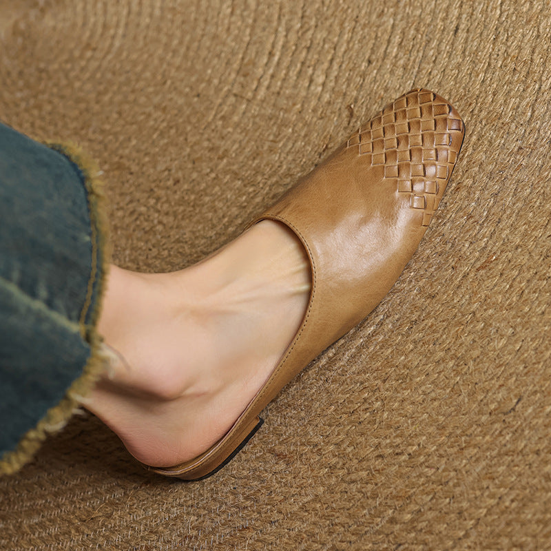 Velsa Genuine Leather Mules