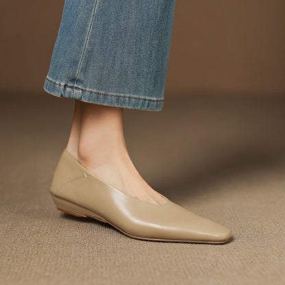 Amira Genuine Leather Flats
