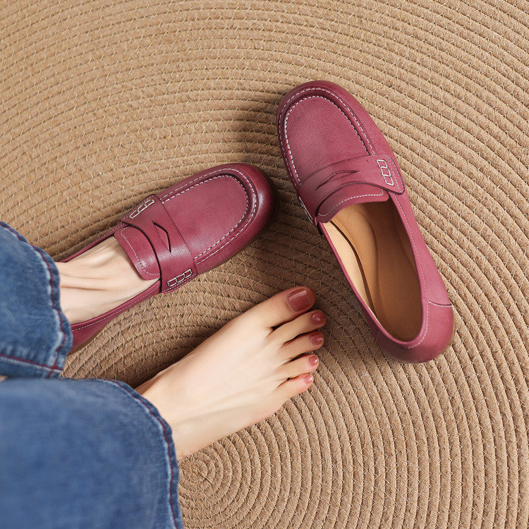 Galea Genuine Leather Loafers