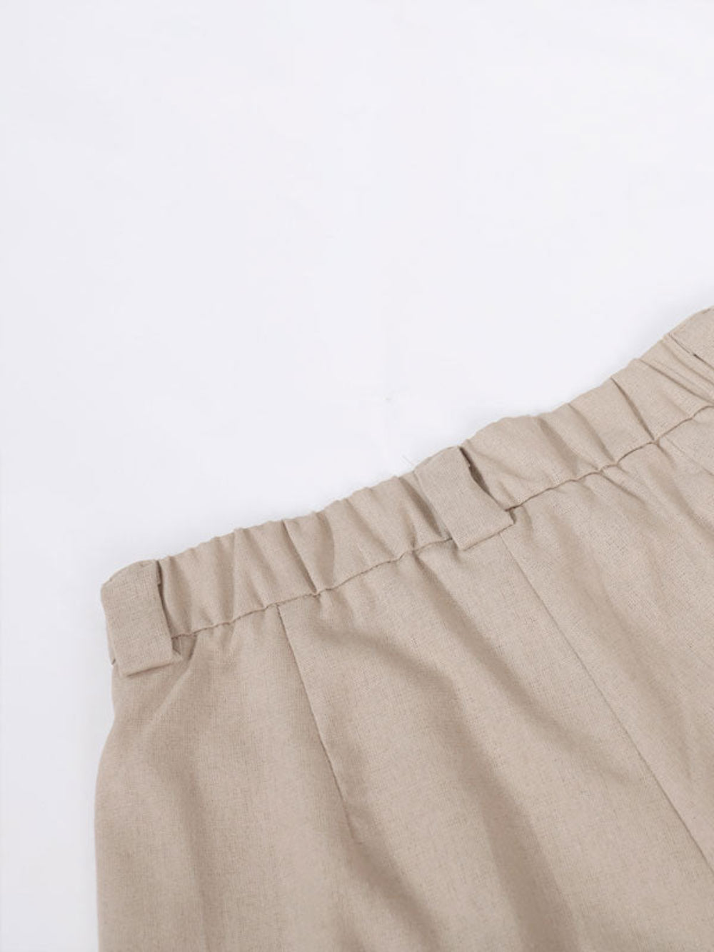 Sarah V-neck Pleated Wide-leg Pants Suit