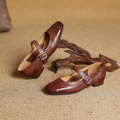 Elry Genuine Leather Shoes