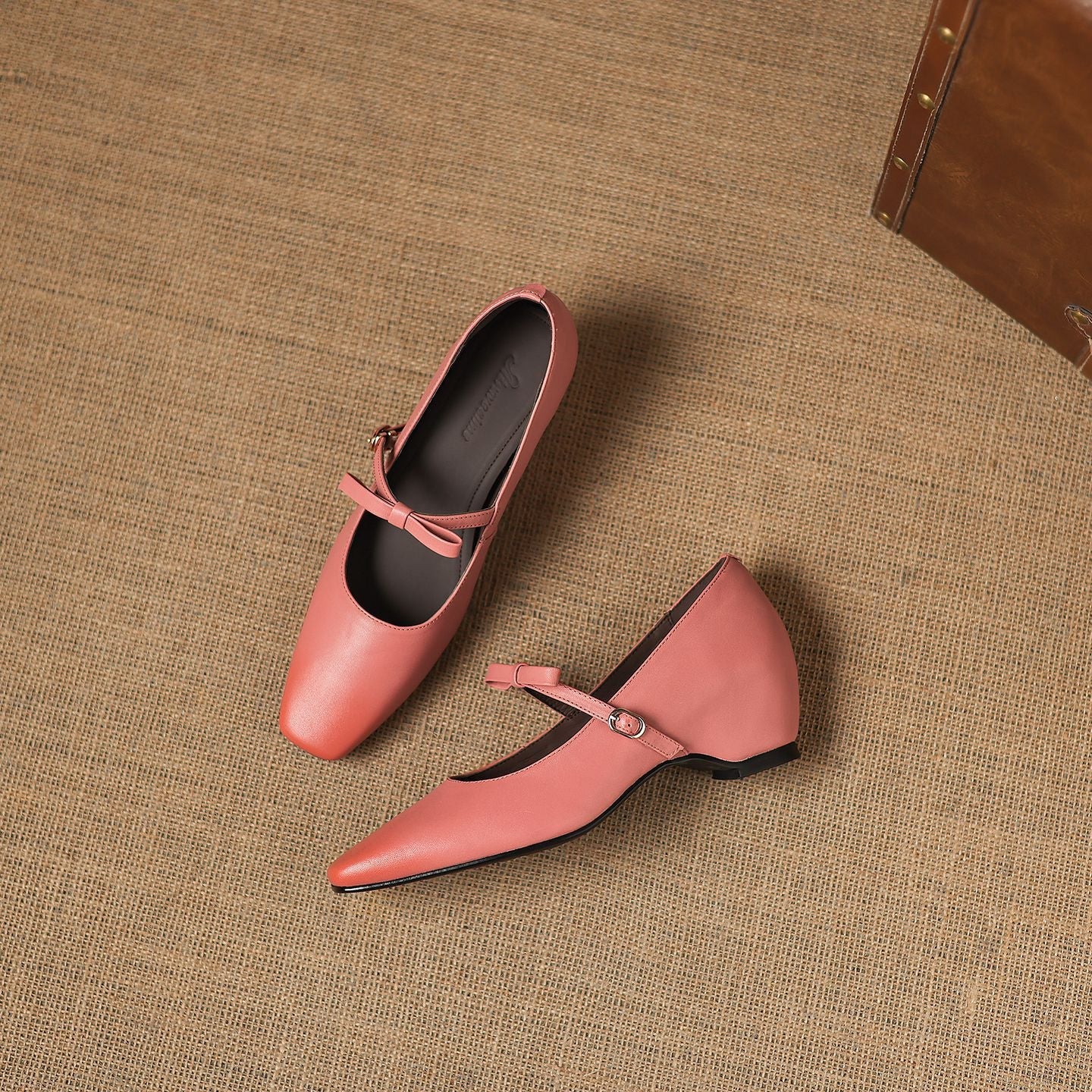 Dalia Genuine Leather Mary Jane Heels