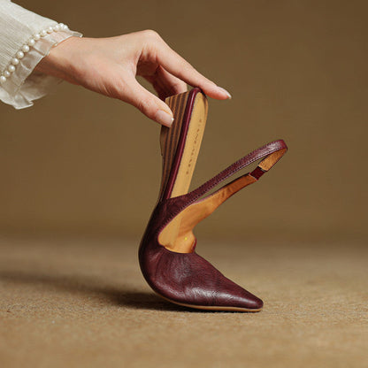 Leira Genuine Leather Flats