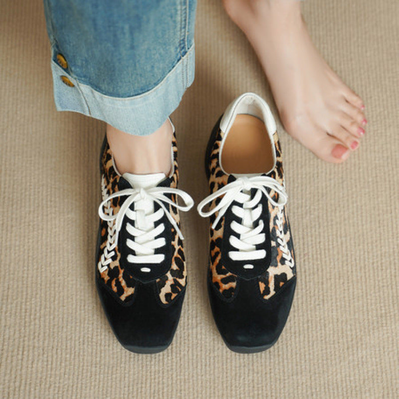 Lea Genuine Suede Sneakers