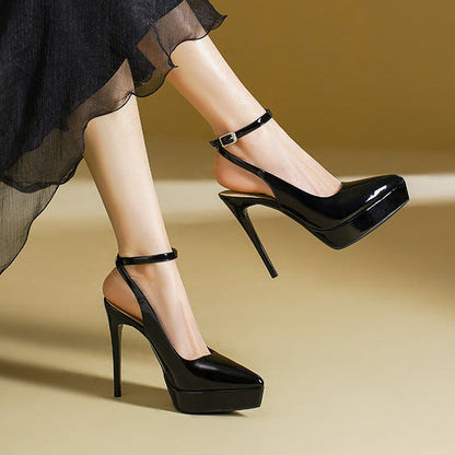Arlena Leather Heels