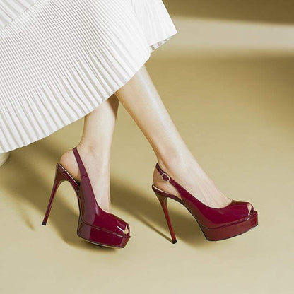 Arvella Leather Heels