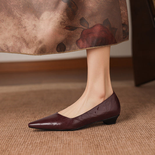 Brisa Genuine Leather Pumps