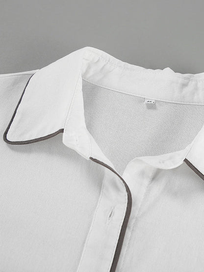 Dante Cotton and Linen Two-Piece Set