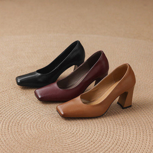 Vella Genuine Leather Heels