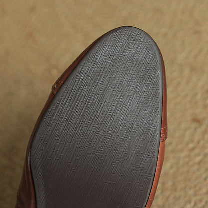 Genuine Leather Flats