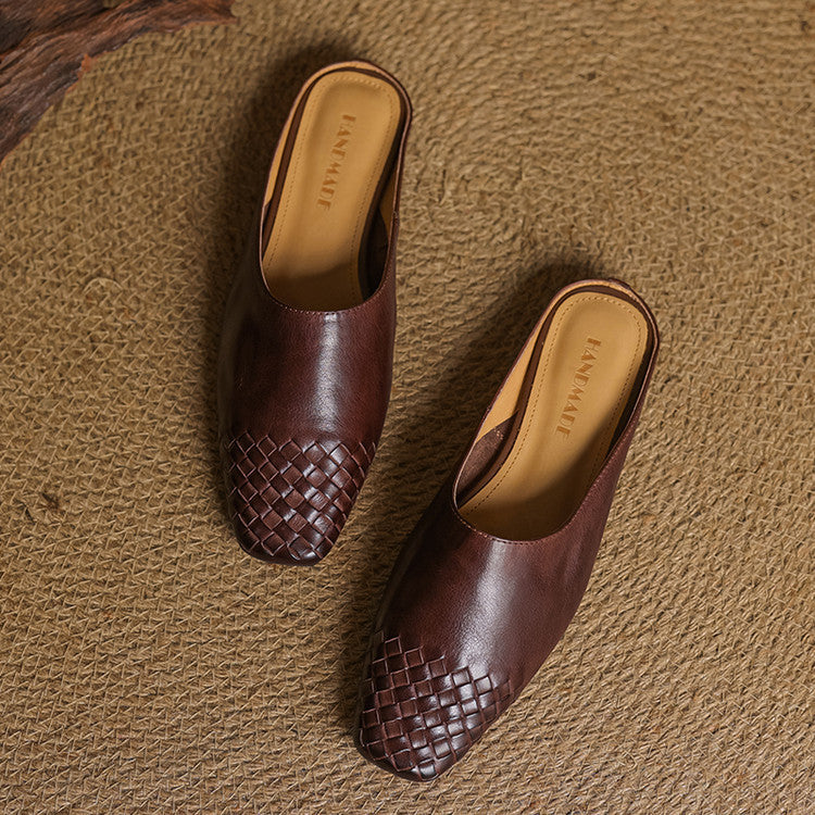 Velsa Genuine Leather Mules