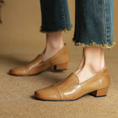Leena Genuine Leather Loafers