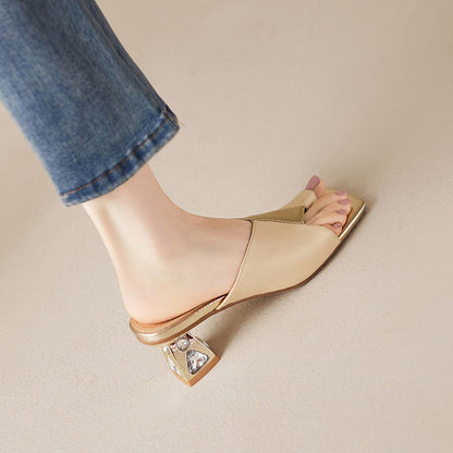 Opaline Genuine Leather Heels
