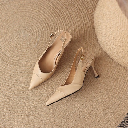 Myla Genuine Leather Heels