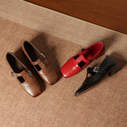 Vela Genuine Leather Heels