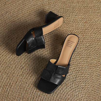 Sereno Leather Mules