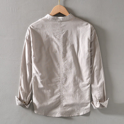 Kyoto Henley Linen Shirt