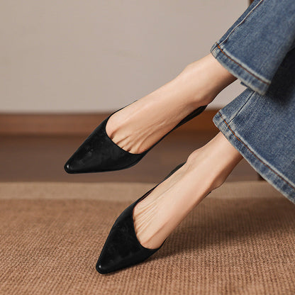 Lorvane Genuine Leather Heels