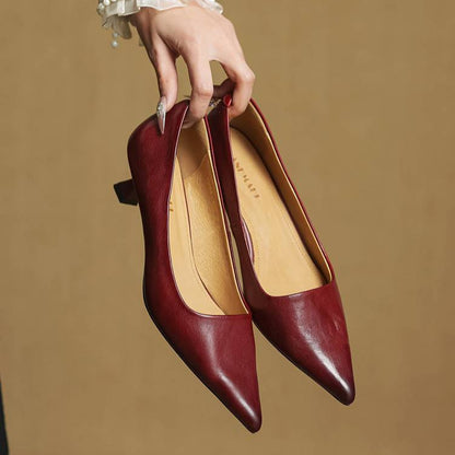 Amar Genuine Leather Heels