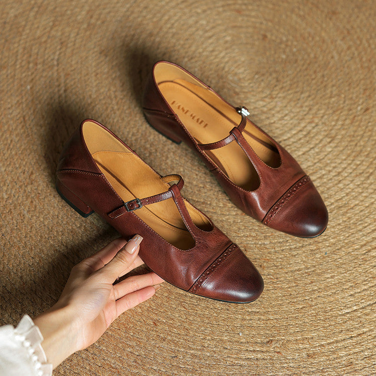 Genuine Leather Flats