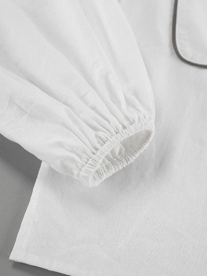 Dante Cotton and Linen Two-Piece Set