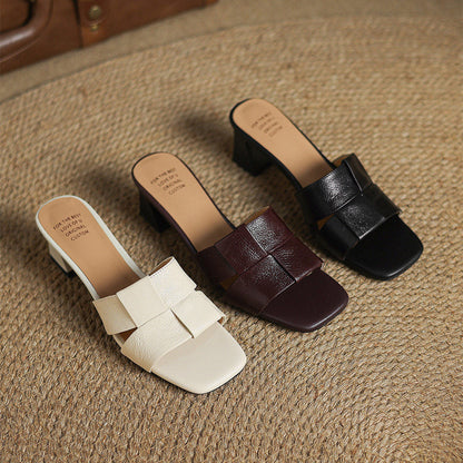 Sereno Leather Mules