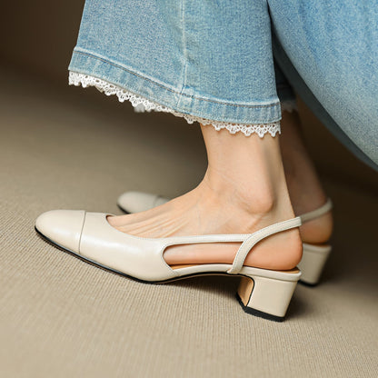 Genuine Leather Pumps