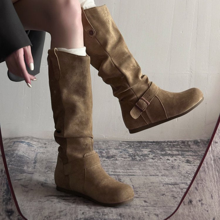 Flat Sole Orthopedic Boots