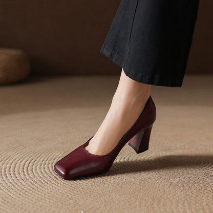 Vella Genuine Leather Heels