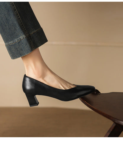 Orella Genuine Leather Heels