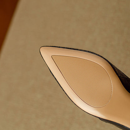 Kelra Genuine Leather Heels