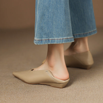 Amira Genuine Leather Flats