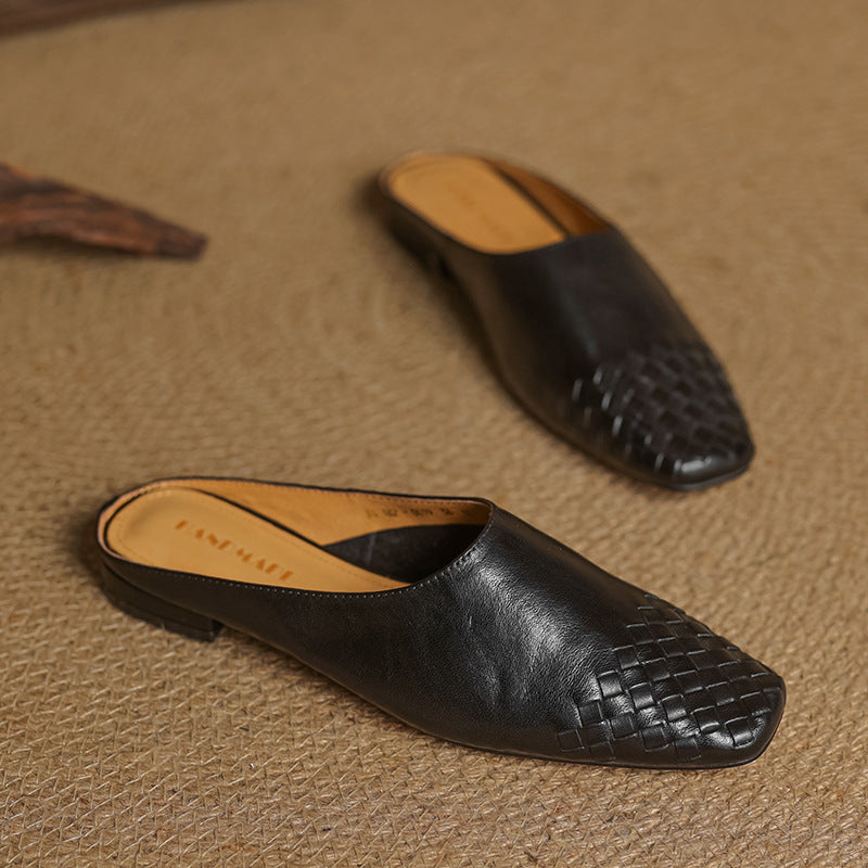 Velsa Genuine Leather Mules