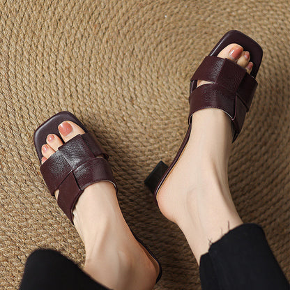 Sereno Leather Mules