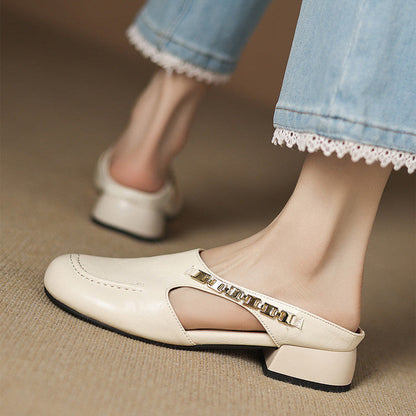 Lira Leather Mules