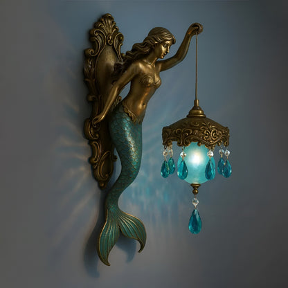 Ocean Mermaid Wall Lamp