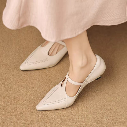 Tirea Genuine Leather Heels