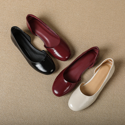 Melza Genuine Leather Flats
