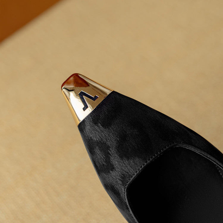 Alesia Genuine Leather Heels