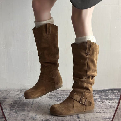 Flat Sole Orthopedic Boots
