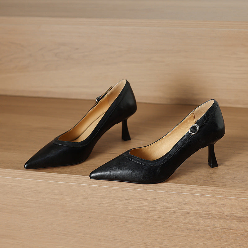 Moda Genuine Leather Heels