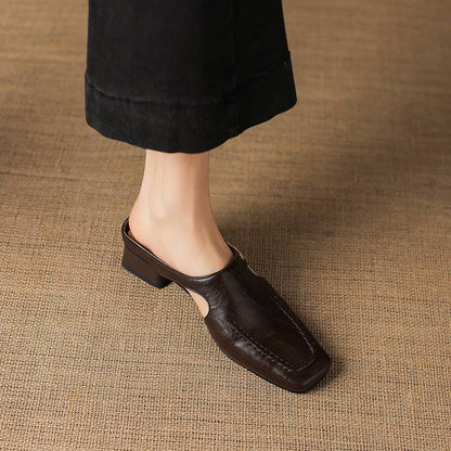 Nella Leather Mules