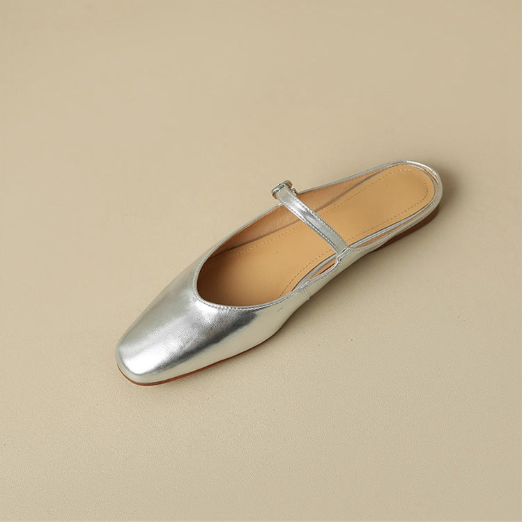 Amini Genuine Leather Mules