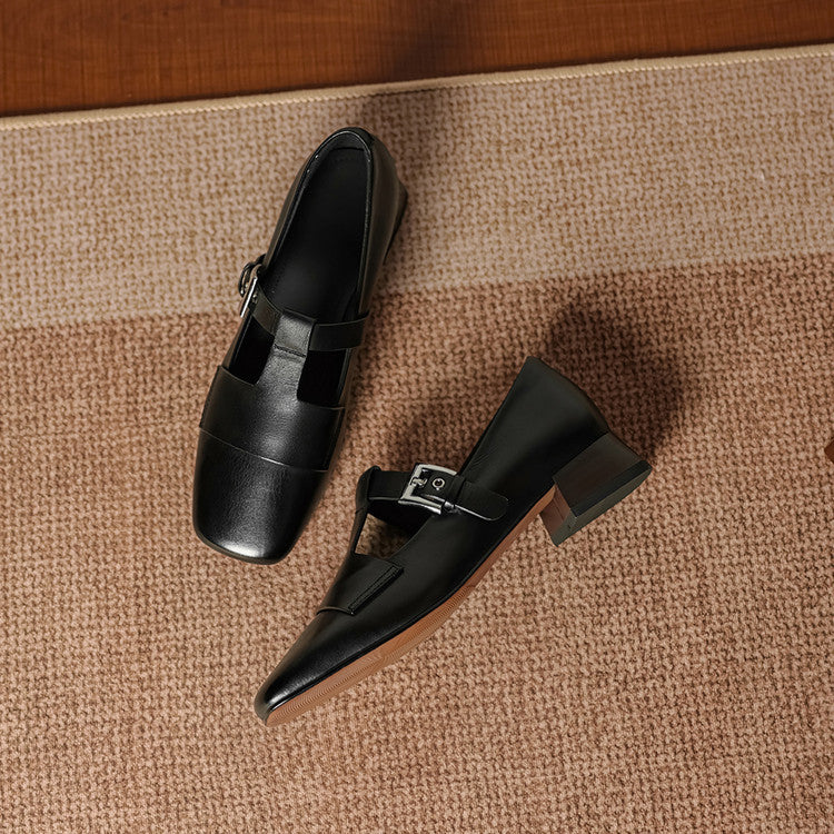 Vela Genuine Leather Heels